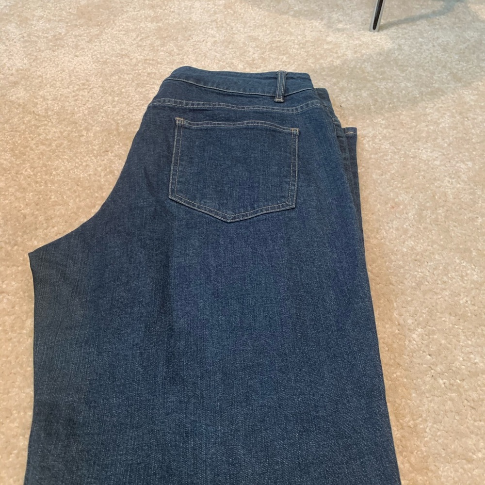 Vintage low rise stretch denim